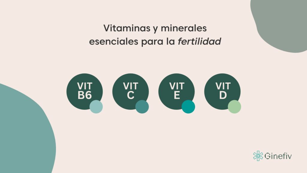 vitaminas y minerales fertilidad