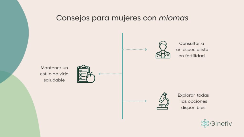 Consejos para mujeres con miomas uterinos fertilidad